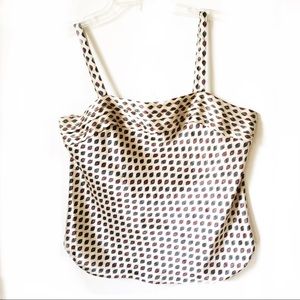 Vintage Satin Square Neck Cami Top